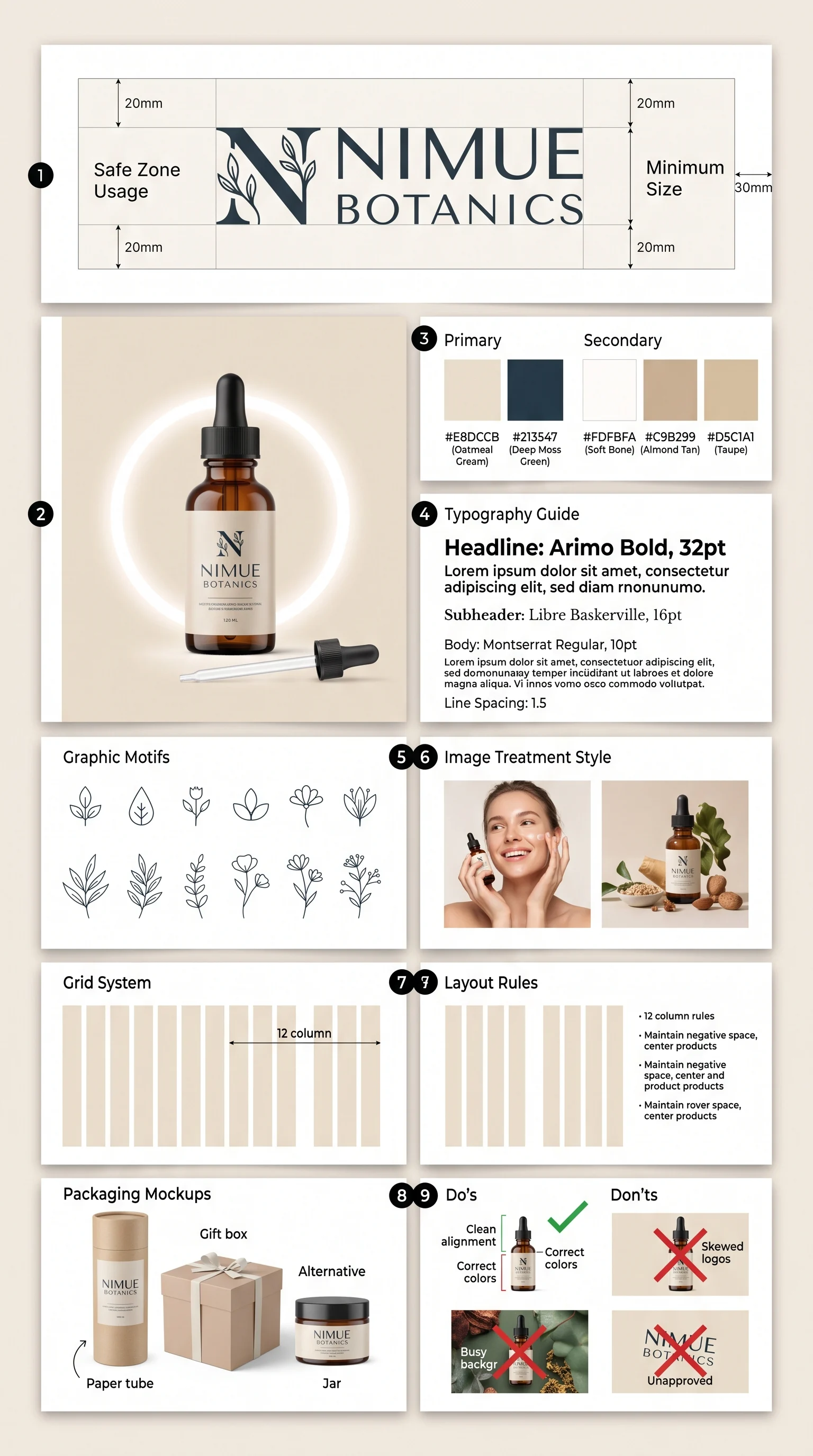Brand Design Guidelines Poster