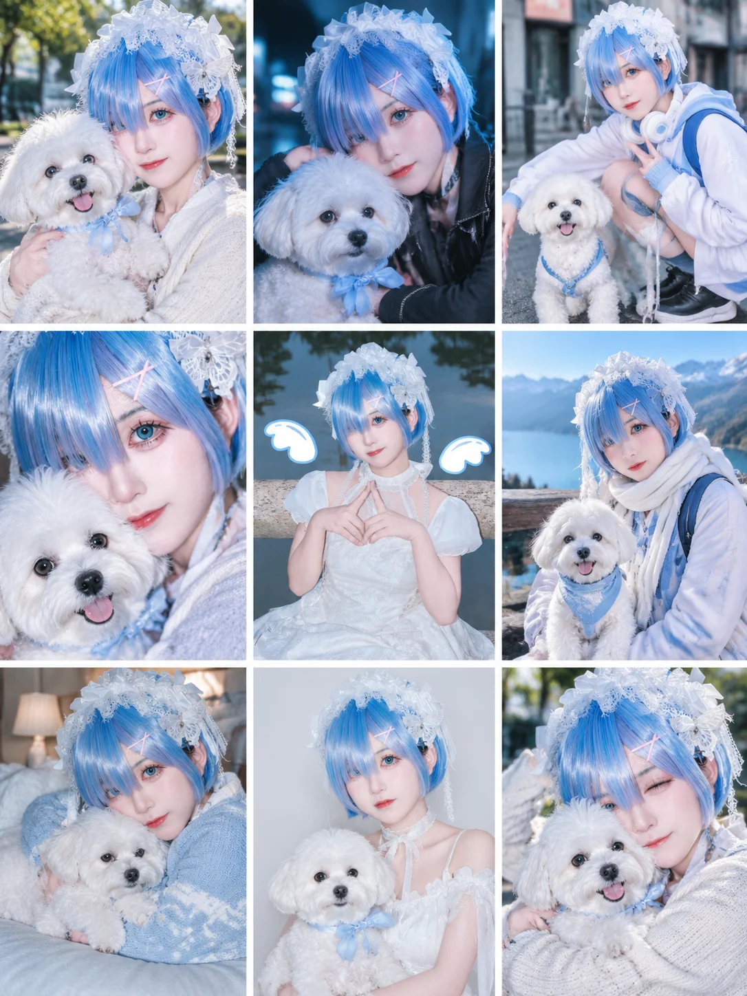 Instagram Portrait and Dog Photo Grid