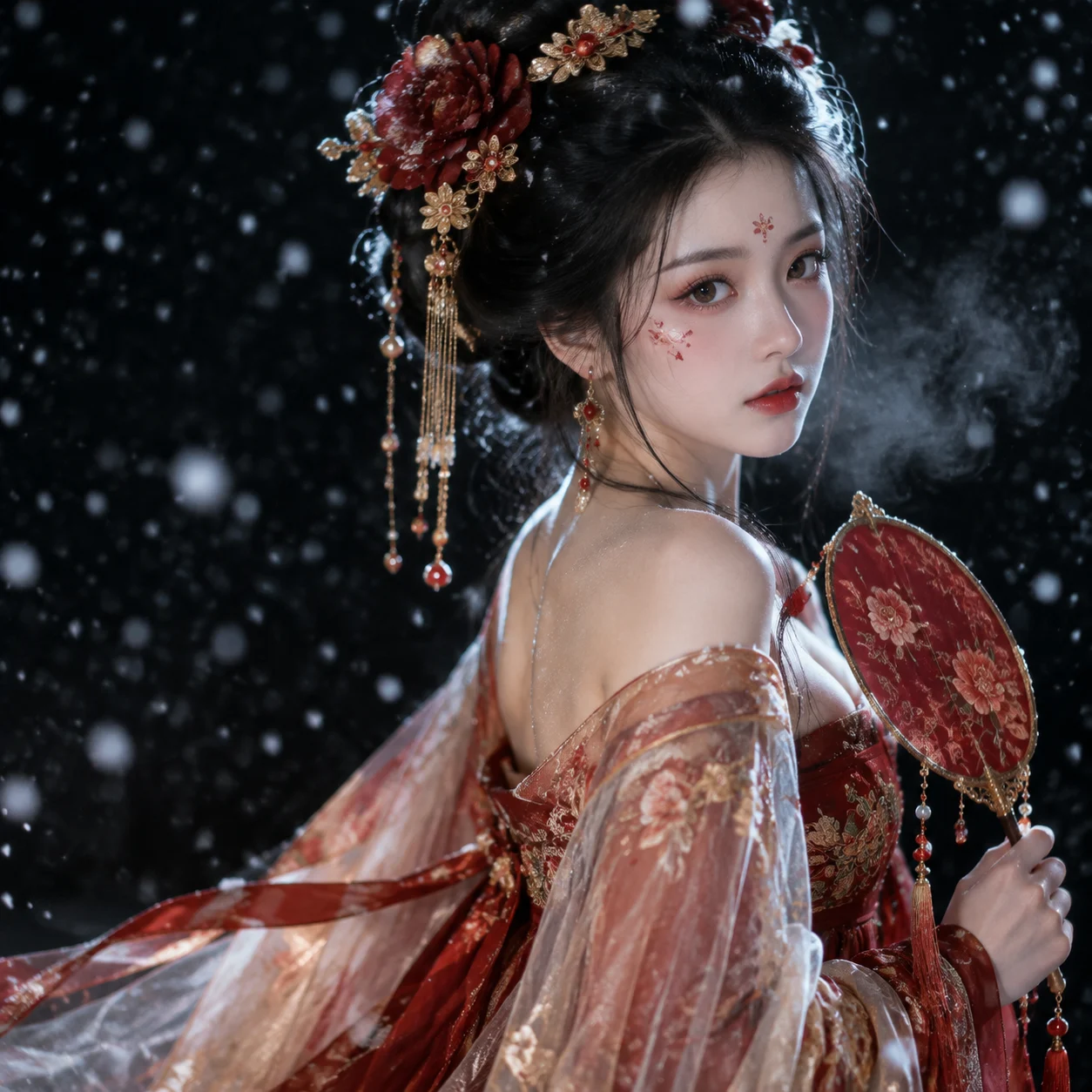 Tang Dynasty Over the Shoulder Portrait