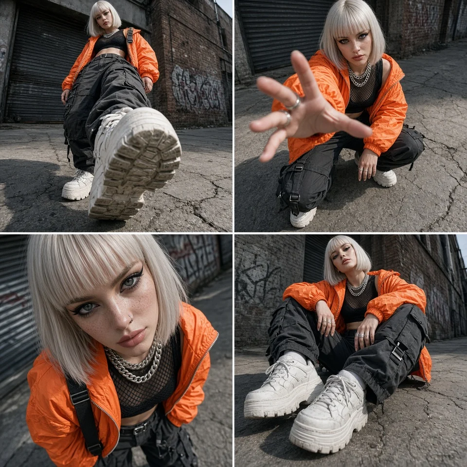 Ultra Wide High Fashion Photography
