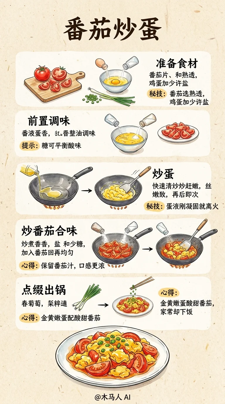 Tomato and Egg Stir Fry Recipe