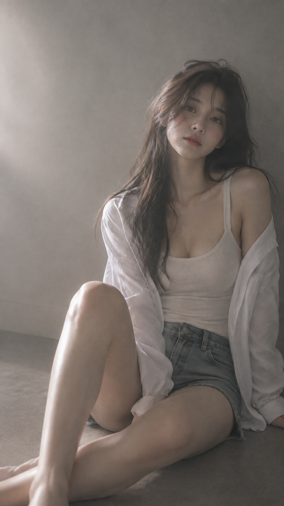 Minimalist Korean Style Portrait