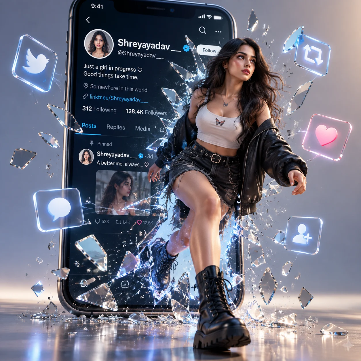 Stepping Out of a Social Media Screen