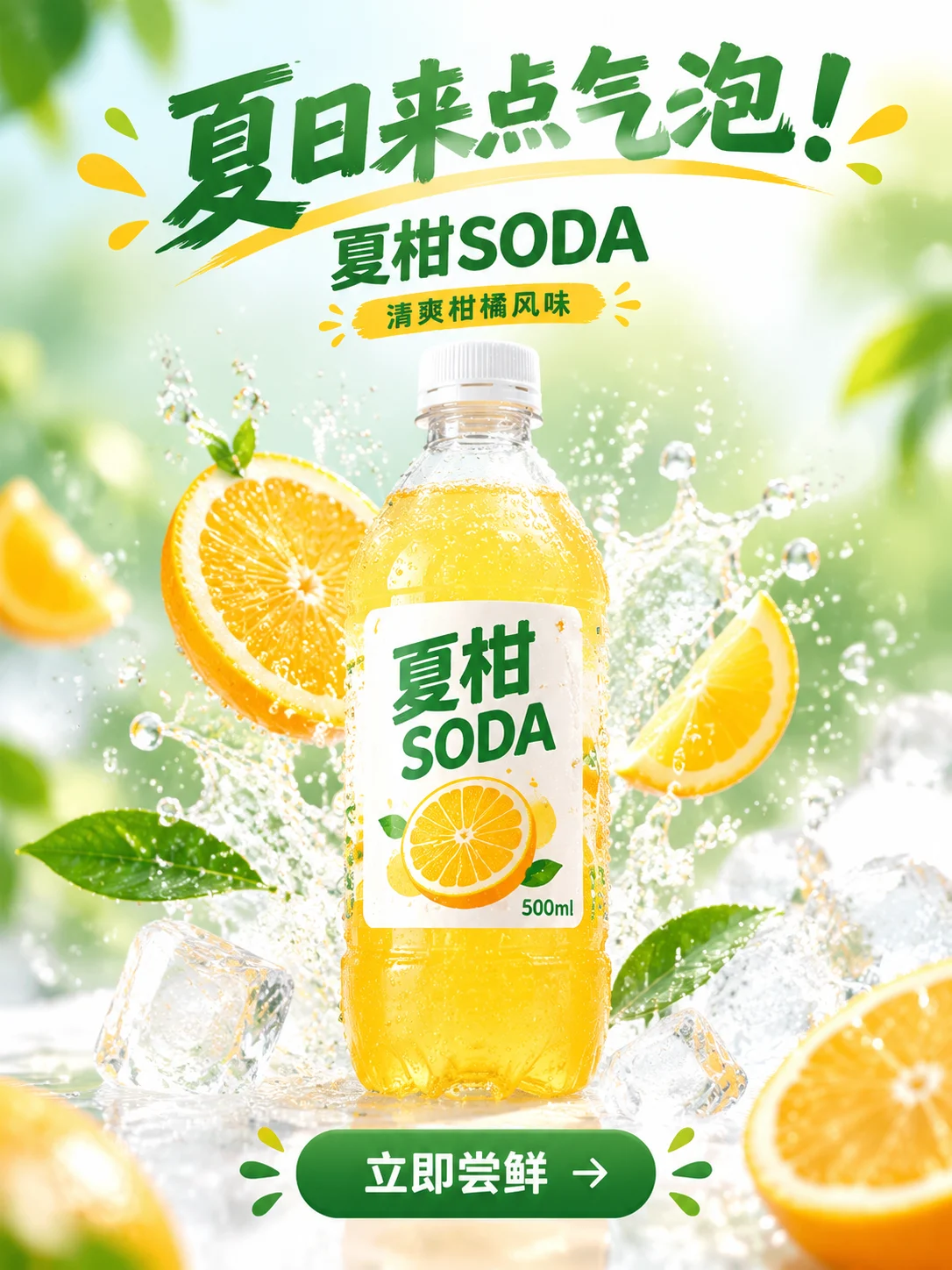 Summer Citrus Soda Advertisement