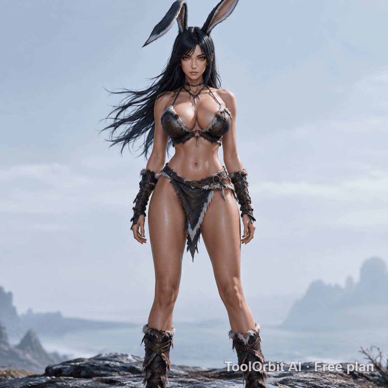 The character design of the rabbit tribe in the comic drama