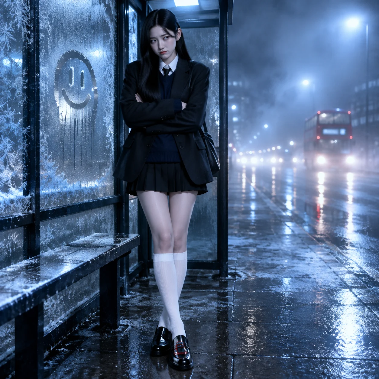 Full Body Night Portrait