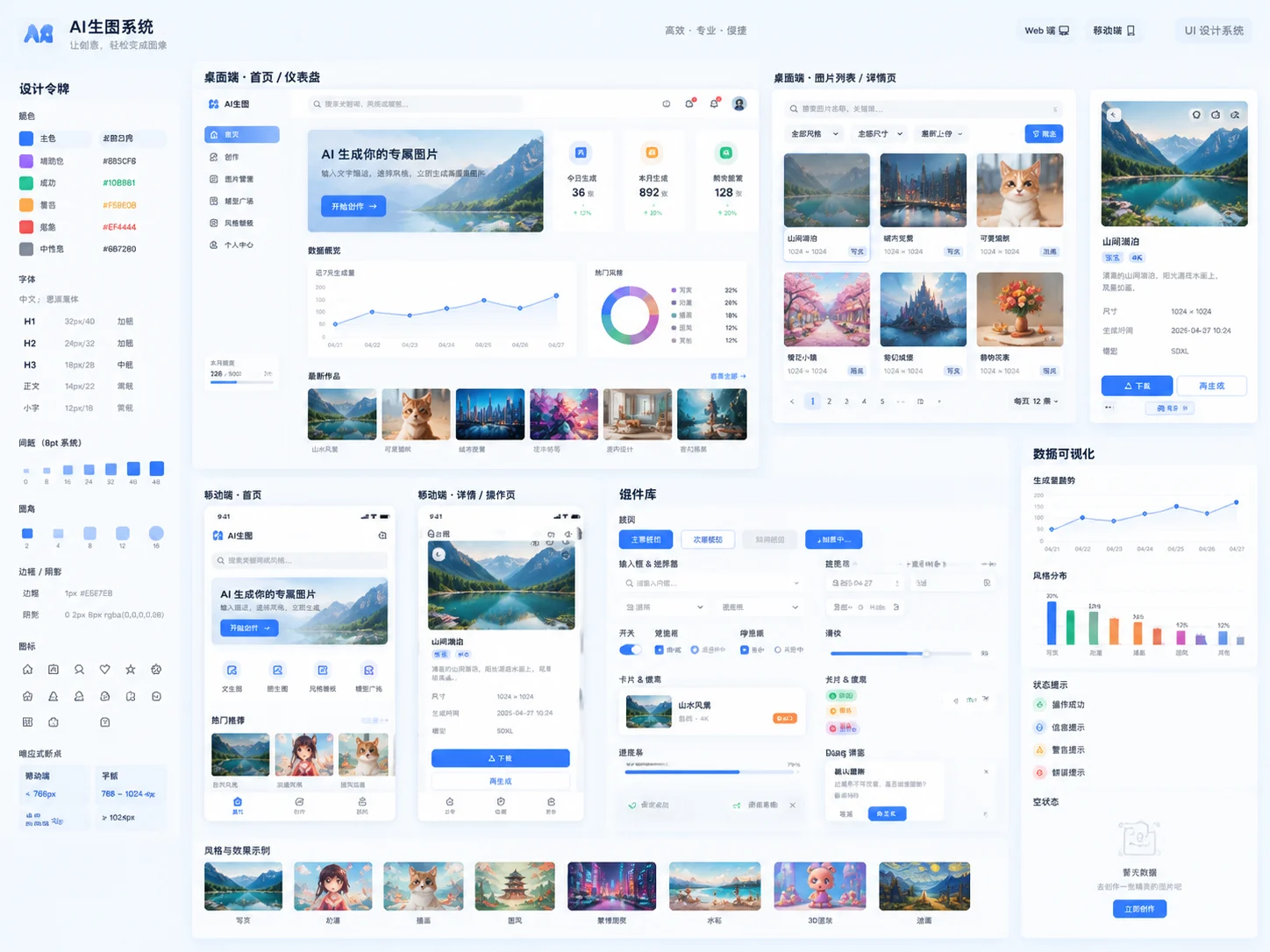 Custom Visual Interface Design System