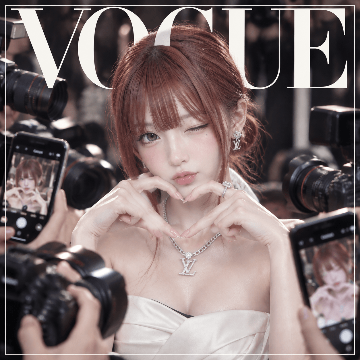 Vogue Style Fashion Cover Portrait